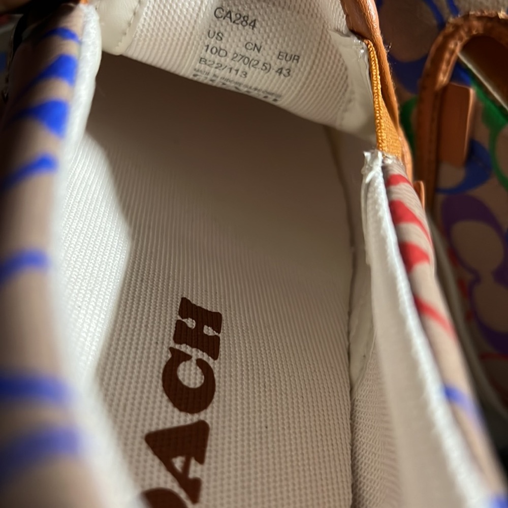 COACH
Men's Skate Rainbow Logo Print Slip-On Sneakers - Picture 6 of 15